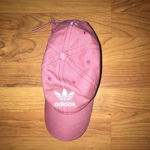 Pink adidas baseball cap